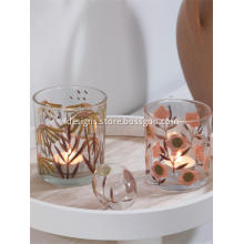 Easter Glass Candle Holder